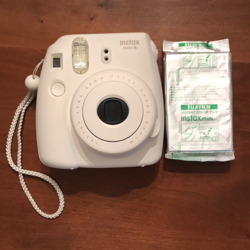 Instax mini 8 Polaroid camera w/ film